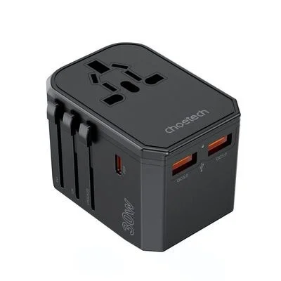 Chotech Pd30W C+2A Travel Wall Charger Black